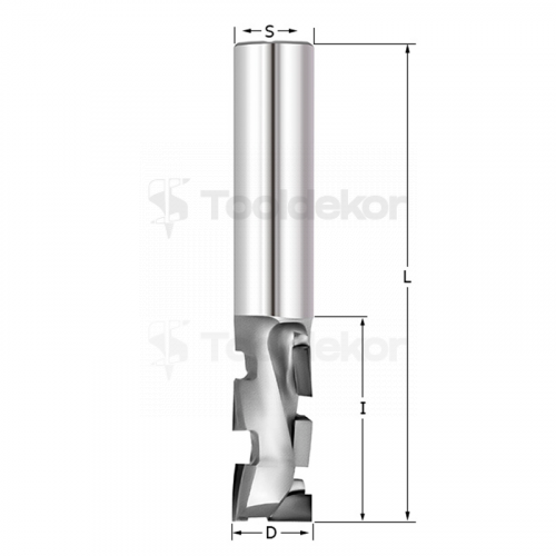 Фреза алмазная Rotis D=12x35x80 S=12 (1+1)Z Rotis 110.1212351
