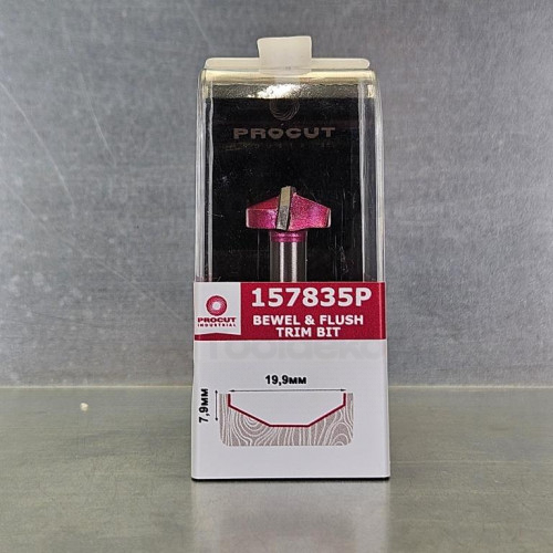 Фреза профильная врезная D19.9xI7.9xL39.9 S=8 PROCUT 157835P