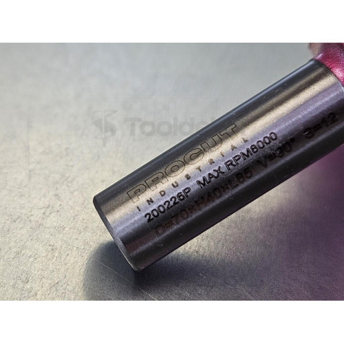 Фреза профильная для фасадов D70xI40xL85 V=90° S=12 PROCUT 200226P