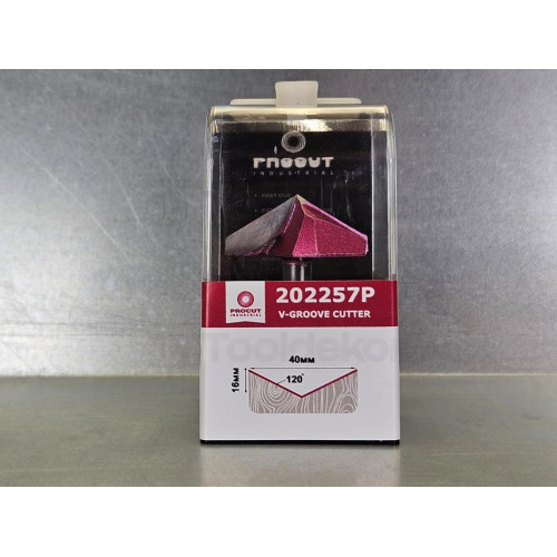 Фреза профильная для фасадов D40xI16xL48 V=120° S=8 PROCUT 202257P