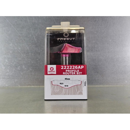 Фреза профильная для фасадов D40xI12xL57 R1=10 R2=23 S=12 PROCUT 222226AP