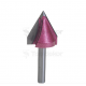 Фреза V-образная пазовая с углом 60р. i1=19 D=22x25x55 S=6 PROCUT PROFESSIONAL A1009