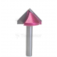 Фреза V-образная пазовая с углом 90гр. i1=11 D=22x14x44 S=6 PROCUT PROFESSIONAL A1010