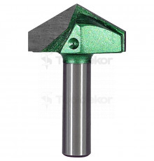 Фреза пазовая галтельная (V-образная) D=41,5x20x65 S=12 GREENCUT BX11230