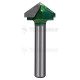 Фреза пазовая галтельная (V-образная) D=22xH11xL53 V=110 S=8 GREENCUT BX11285