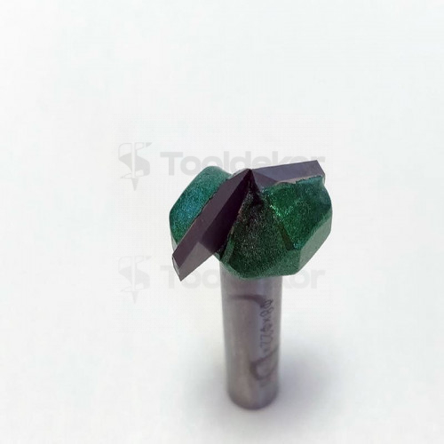 Фреза пазовая галтельная (V-образная) D=22xH11xL53 V=110 S=8 GREENCUT BX11285