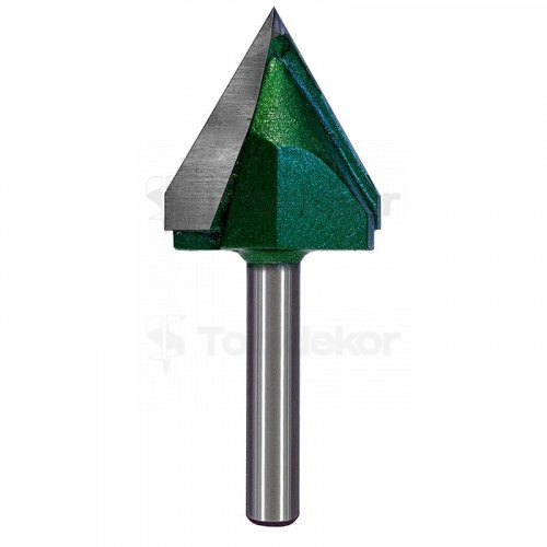 Фреза пазовая галтельная (V-образная) D=32xH30xL73 V=60 S=8 GREENCUT BX11289