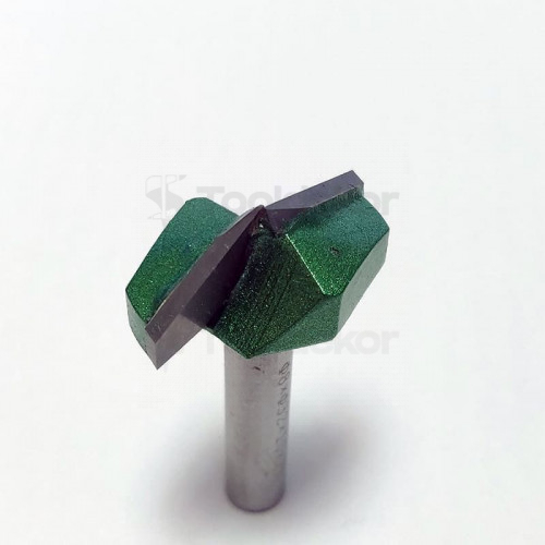 Фреза пазовая галтельная (V-образная) D=32xH10xL53 V=135 S=8 GREENCUT BX11294