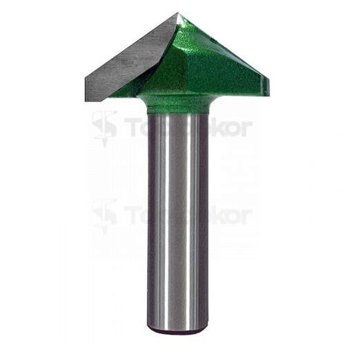 Фреза пазовая галтельная (V-образная) D=36xH17xL62 V=110 S=12 GREENCUT BX11297
