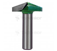 Фреза пазовая галтельная (V-образная) D=36xH11xL56 V=140 S=12 GREENCUT BX11300