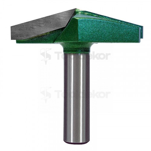Фреза пазовая галтельная (V-образная) D=60xH13.5xL58 V=150 S=12 GREENCUT BX11303
