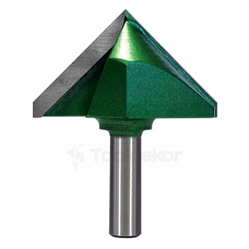 Фреза пазовая галтельная (V-образная) D=70xH40xL85 V=90 S=12 GREENCUT BX11308