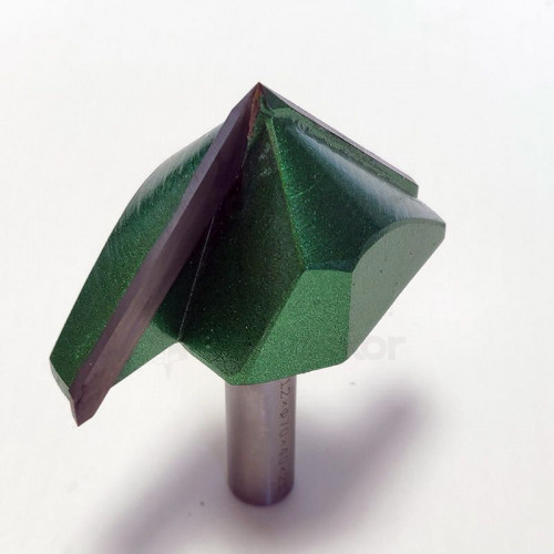 Фреза пазовая галтельная (V-образная) D=70xH40xL85 V=90 S=12 GREENCUT BX11308