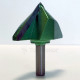Фреза пазовая галтельная (V-образная) D=80xH45xL90 V=90 S=12 GREENCUT BX11309