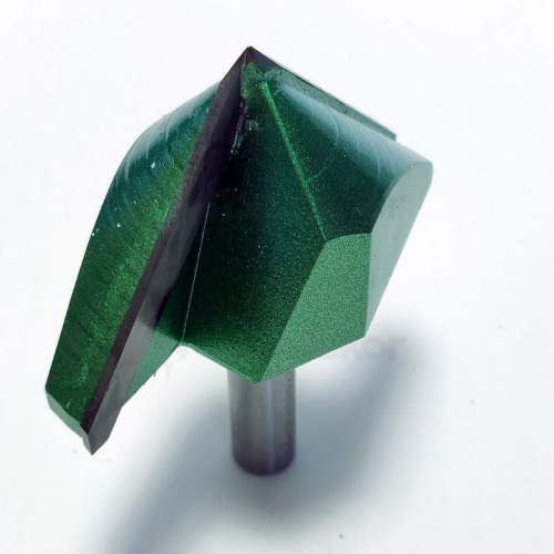 Фреза пазовая галтельная (V-образная) D=80xH45xL90 V=90 S=12 GREENCUT BX11309