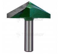 Фреза пазовая галтельная (V-образная) D=60xH23xL68 V=120 S=12 GREENCUT BX11310