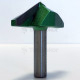Фреза пазовая галтельная (V-образная) D=60xH23xL68 V=120 S=12 GREENCUT BX11310