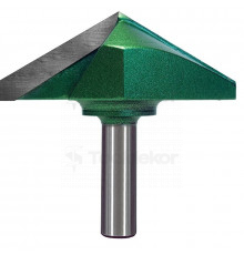 Фреза пазовая галтельная (V-образная) D=80xH29xL74 V=120 S=12 GREENCUT BX11312
