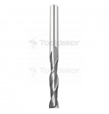 Фреза спиральная Z2 D=3x12x50,8 S=8 (верхний рез) по древесине, фанере Tideway LC19103211