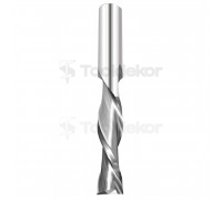 Фреза спиральная Z2 D=3,175x15x50 S=3,175 (нижний рез) по древесине, фанере Tideway LC19231755